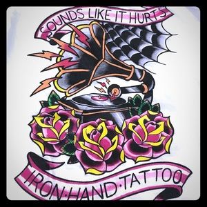 Men’s Baseball Short-sleeve Tattoo Jersey